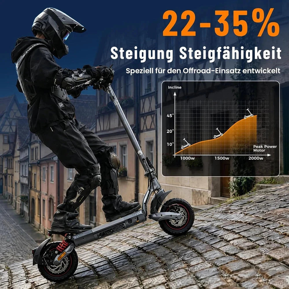 Offroad E Scooter mit Straßenzulassung