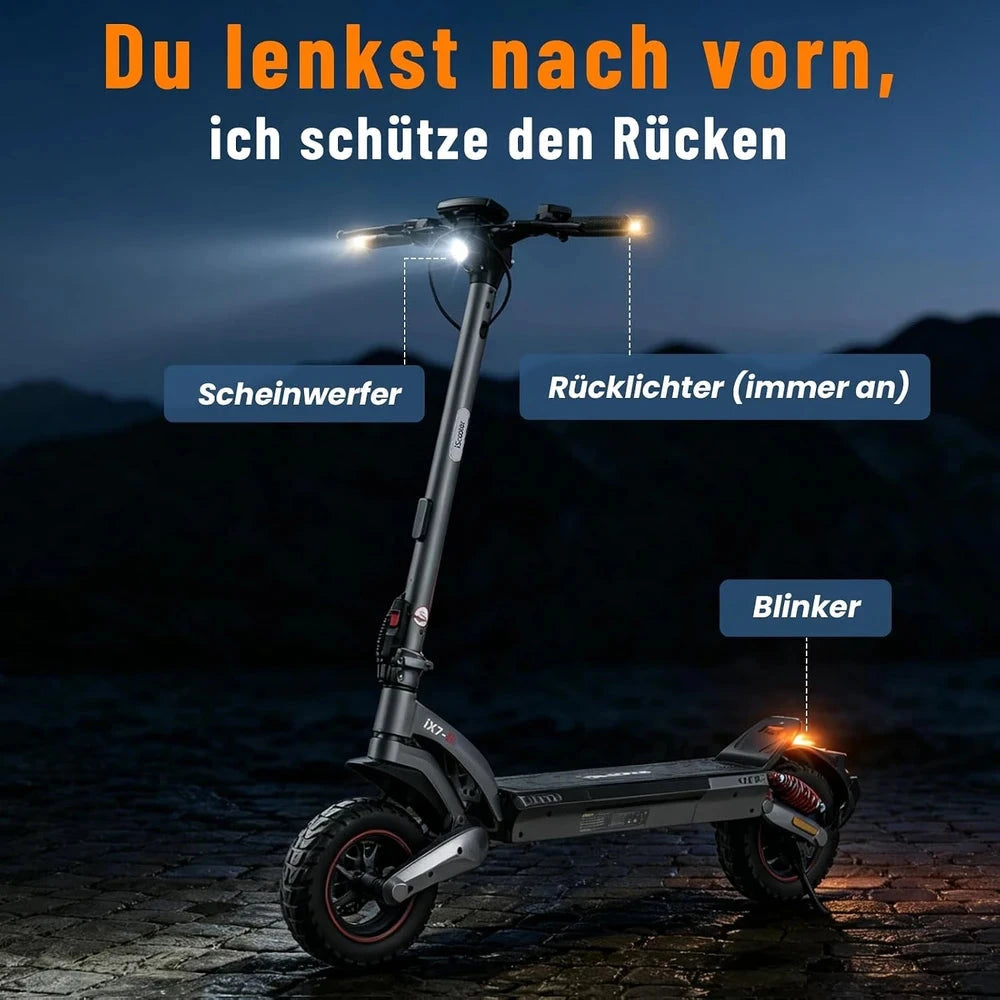 Offroad E Scooter mit Straßenzulassung