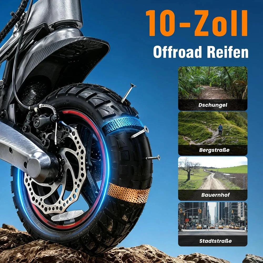Offroad E Scooter mit Straßenzulassung